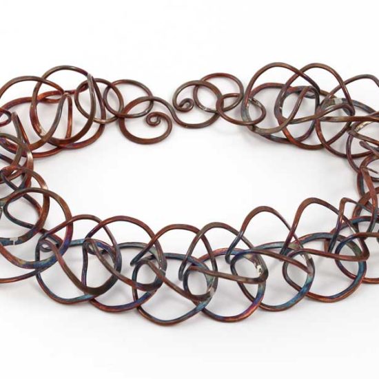Copper Statement Necklace Windsong Jewellery Design